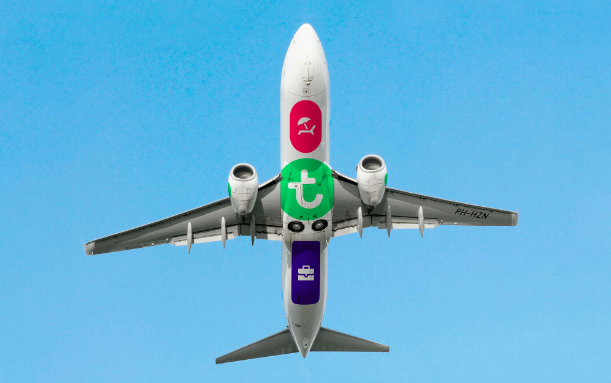 Transavia vliegtuig volgen